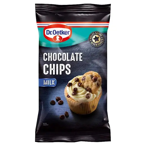 Dr. Oetker Chocolate Chips Milk 100g (Case of 9)