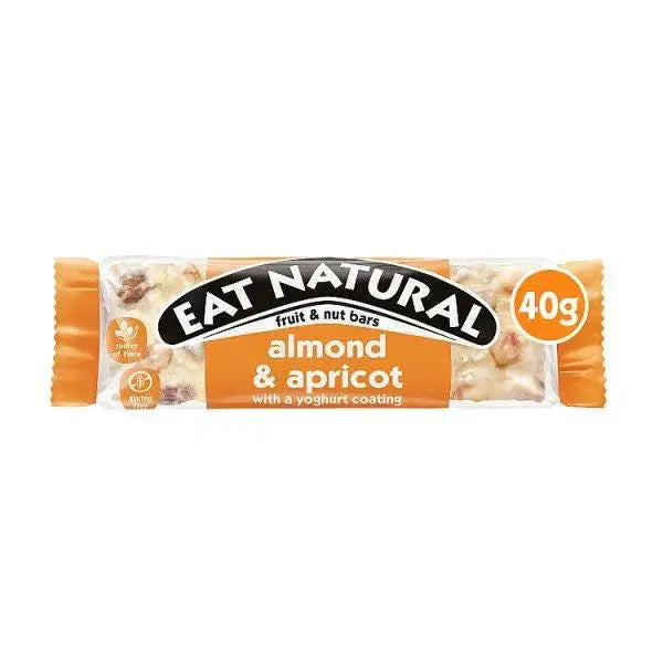 Eat Natural Almond & Apricot with a Yoghurt Coating Fruit & Nut Bars 40g (Case of 12)