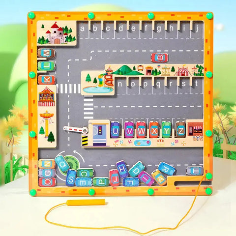 Educational Magnetic Maze Montessori Early Education Toys