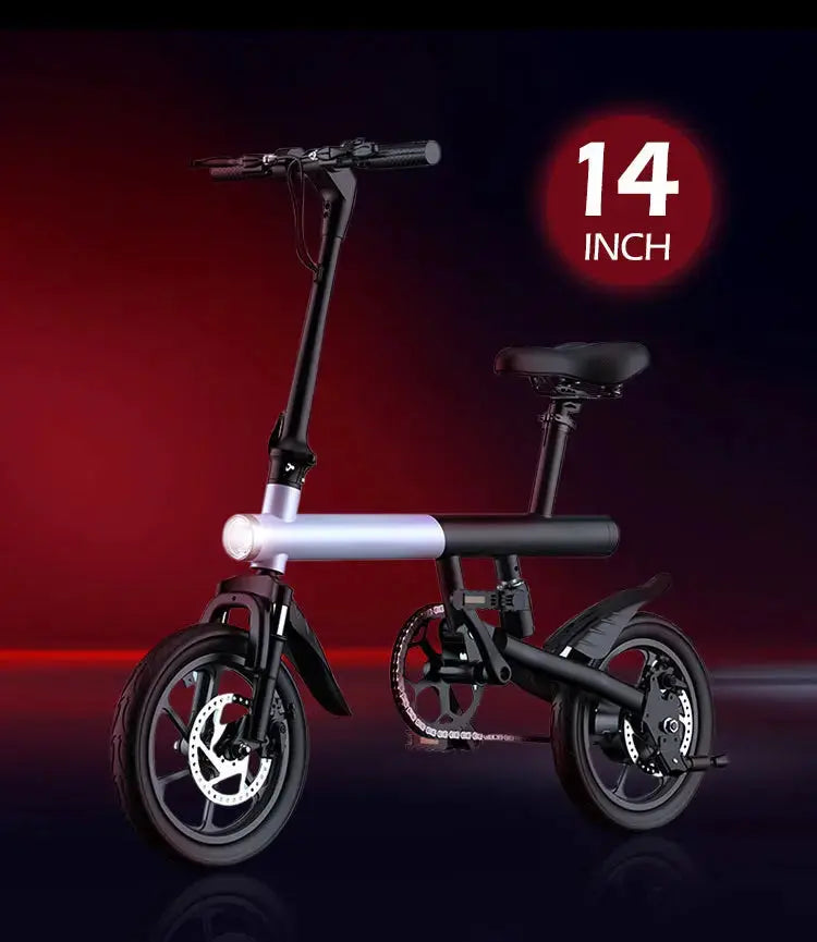 Electric Bike 36V 8Ah Battery 350 watts Motor 14 inch Folding Ebike Mankeel MZ-4