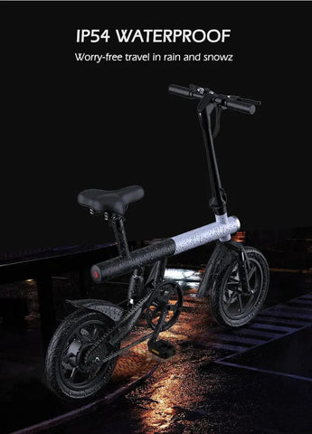 Electric Bike 36V 8Ah Battery 350 watts Motor 14 inch Folding Ebike Mankeel MZ-4