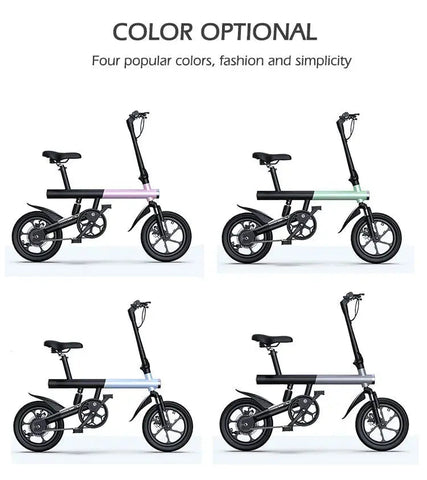 Electric Bike 36V 8Ah Battery 350 watts Motor 14 inch Folding Ebike Mankeel MZ-4