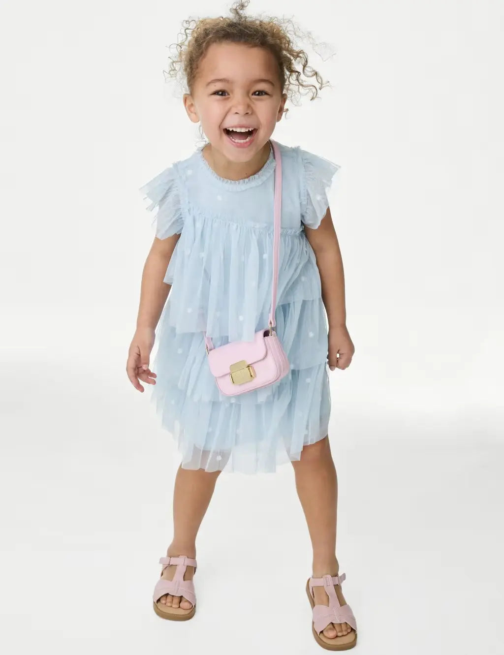 M&S Embroidered Tulle Dress (2-16 Yrs)