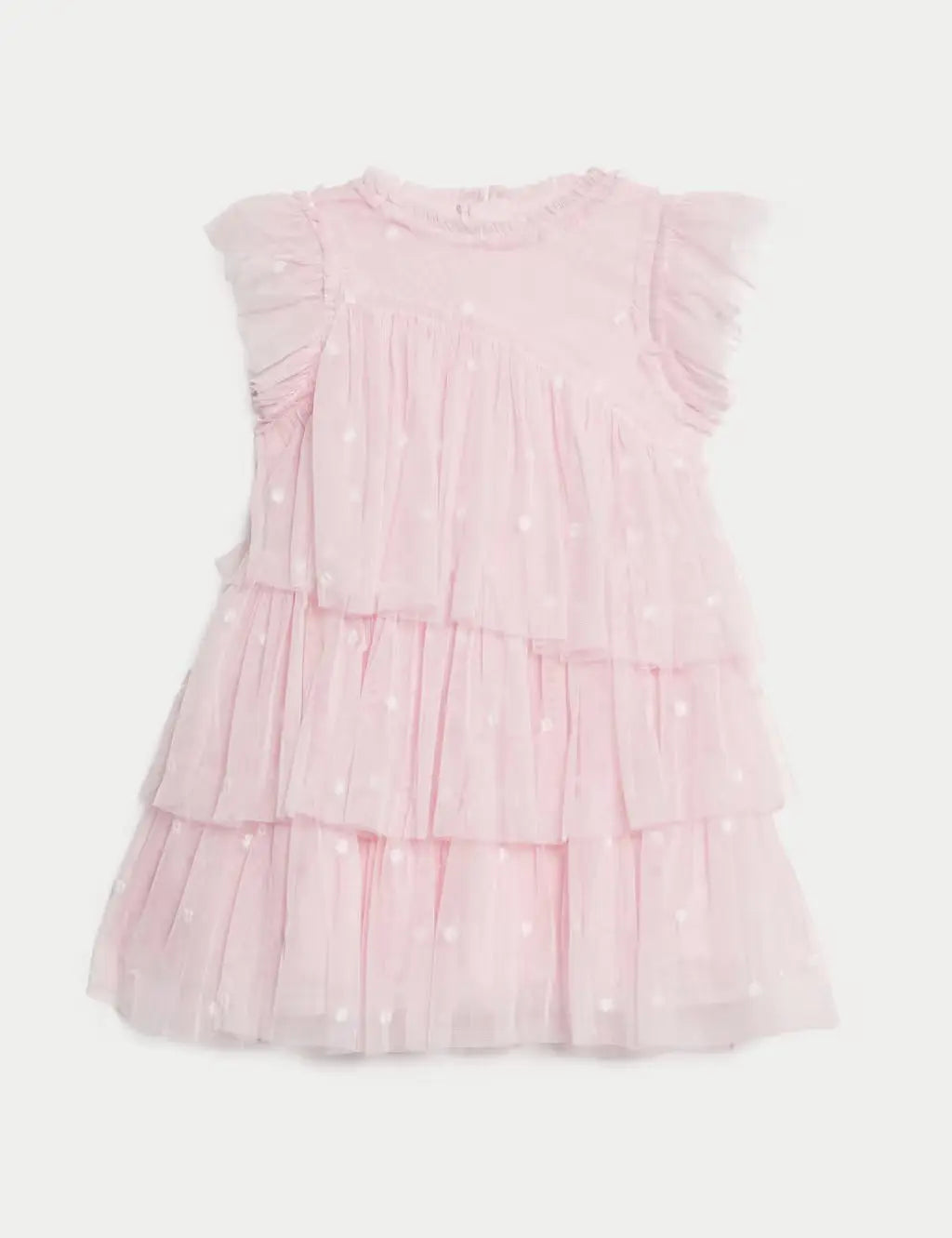 M&S Embroidered Tulle Dress (2-16 Yrs)