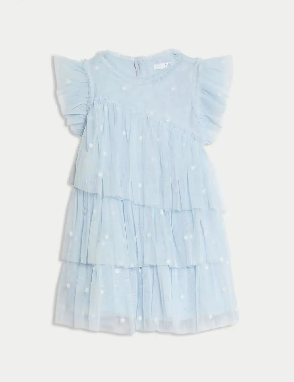 M&S Embroidered Tulle Dress (2-16 Yrs)