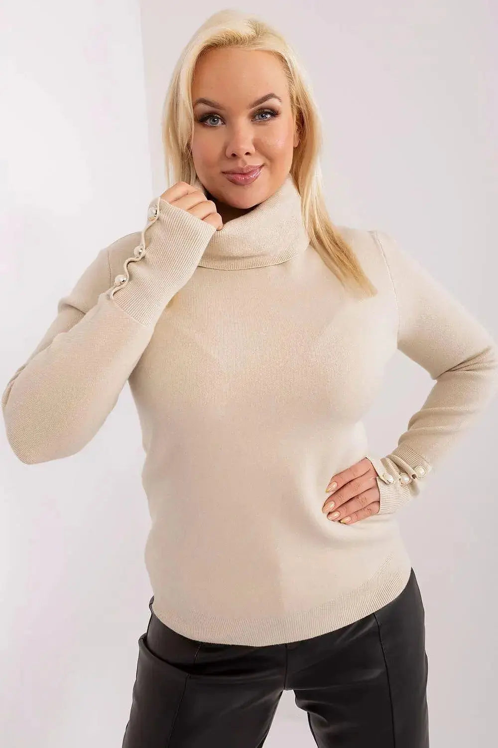 Factory Price lightweight and pleasant viscose turtleneck sweater