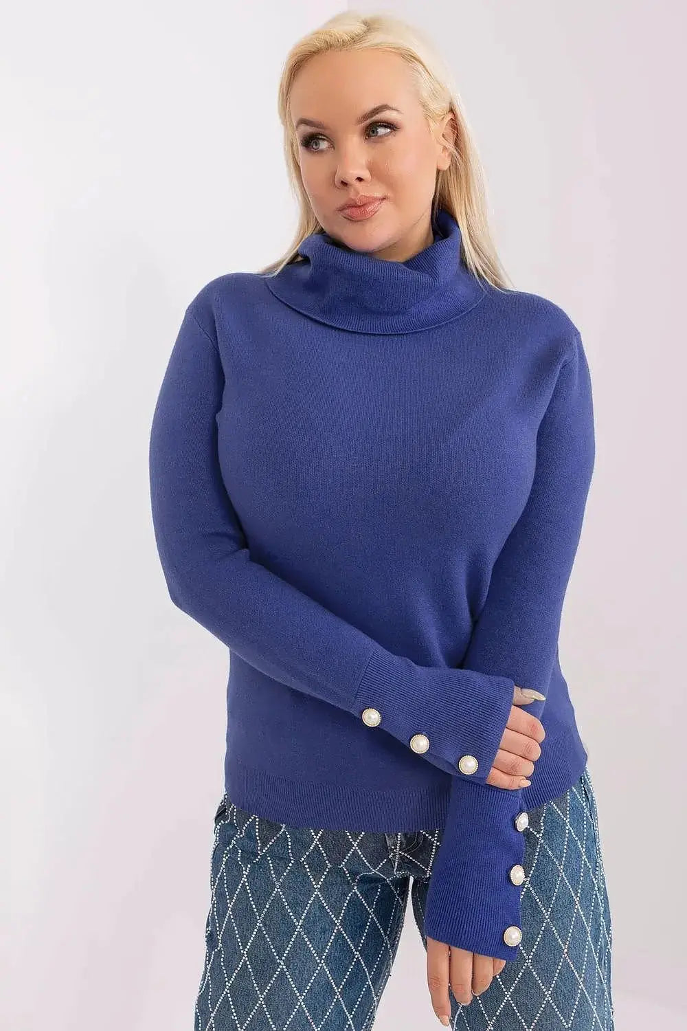 Factory Price lightweight and pleasant viscose turtleneck sweater