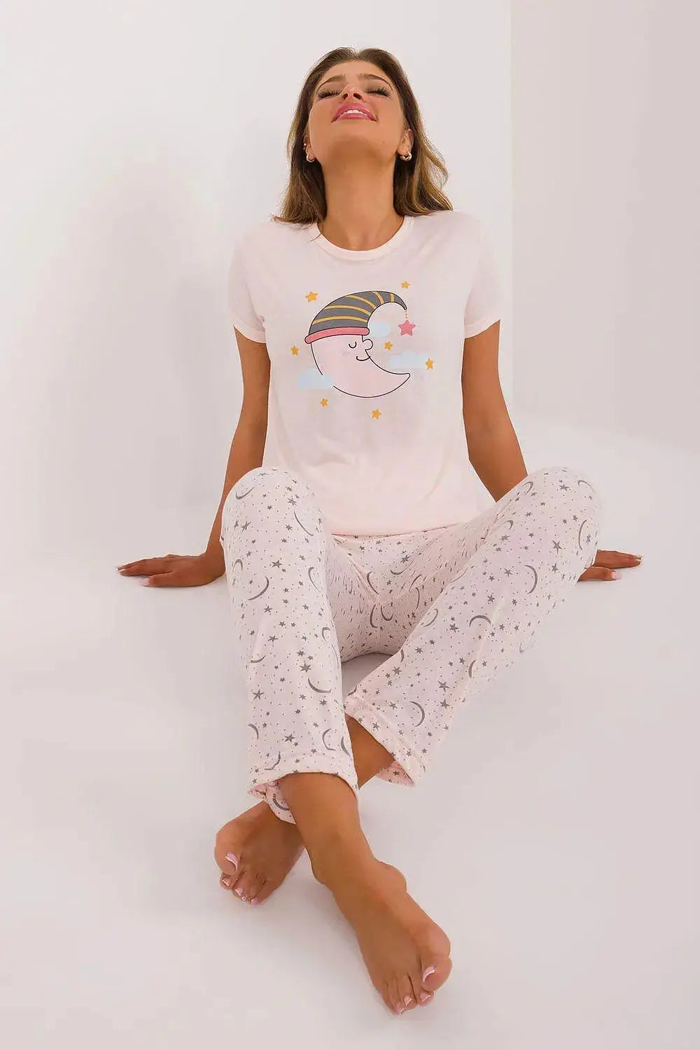 Factory Price t-shirt and pants  womens pajamas