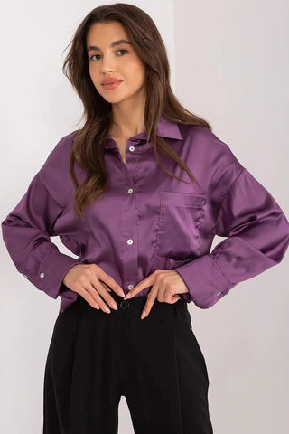 Fancy classic long sleeve womens shirt