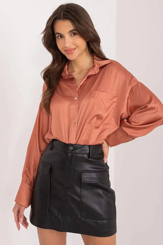 Fancy classic long sleeve womens shirt