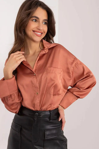 Fancy classic long sleeve womens shirt
