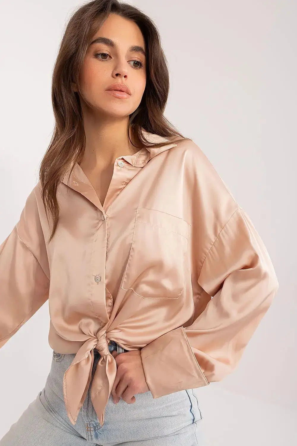 Fancy classic long sleeve womens shirt