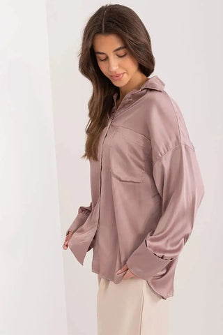Fancy classic long sleeve womens shirt