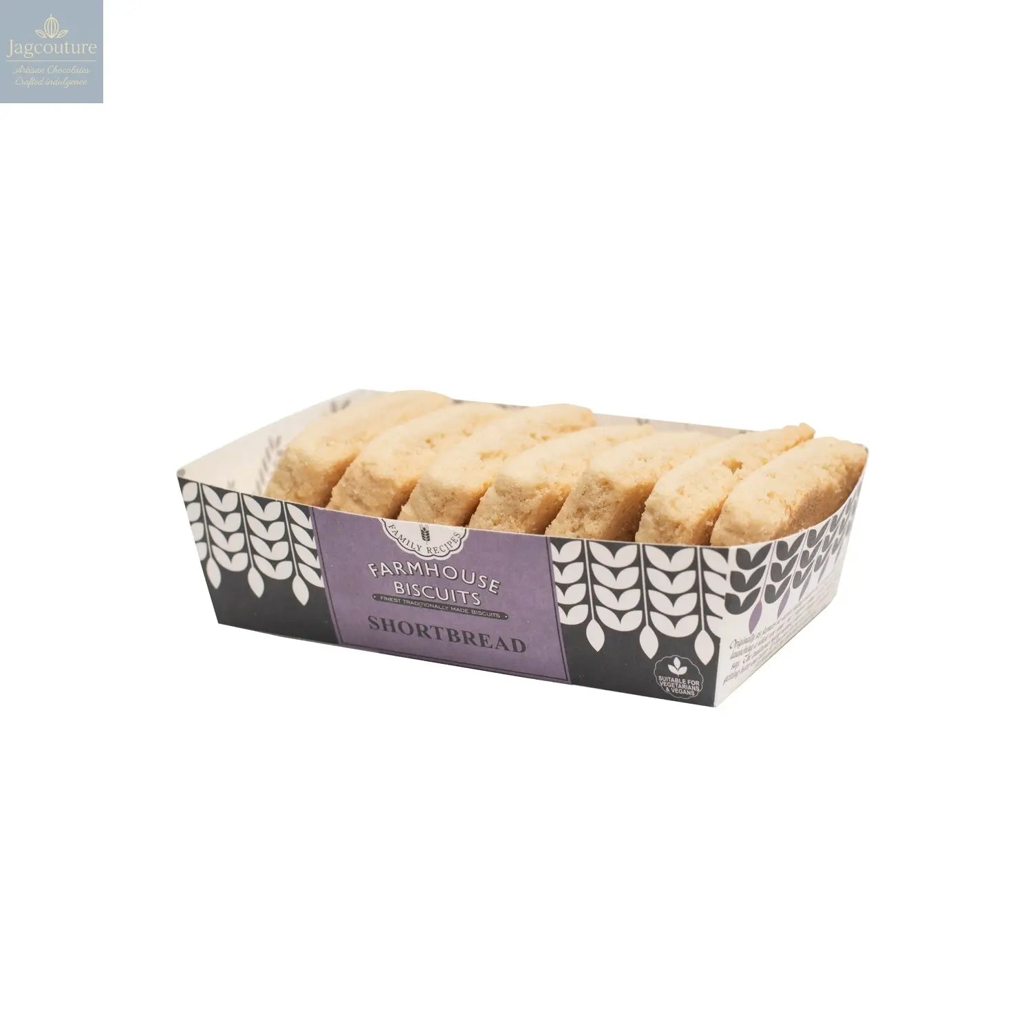 Farmhouse shortbread block biscuits in tray - VAT FREE Jag Couture Chocolates