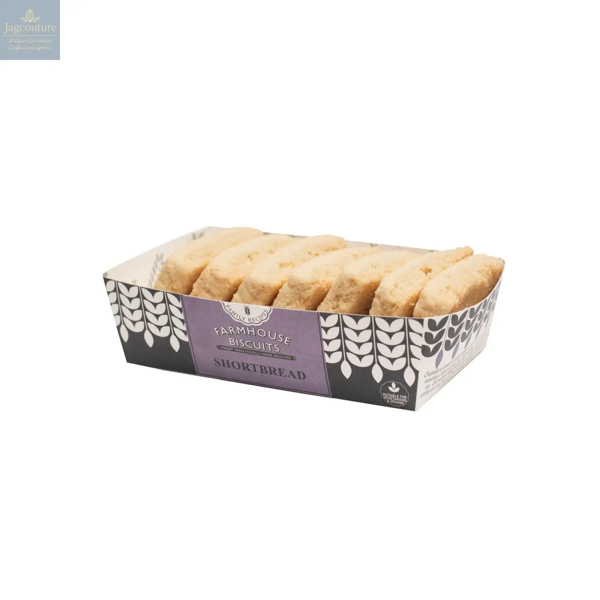 Farmhouse shortbread block biscuits in tray - VAT FREE Jag Couture Chocolates