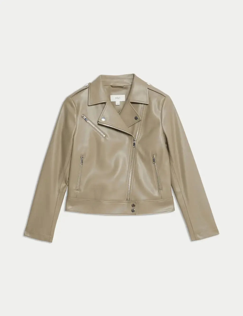 Faux Leather Biker Jacket