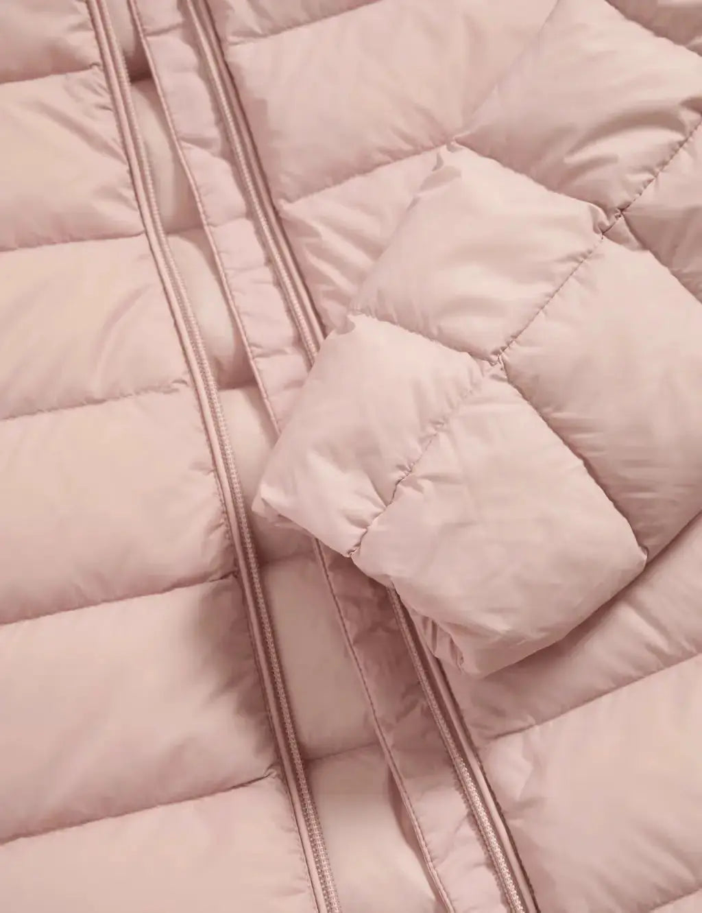 Feather & Down Quilted Packaway Puffer Jacket
