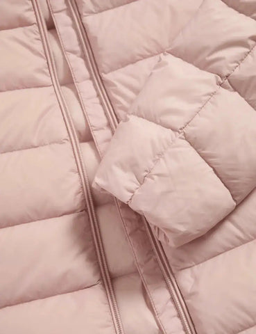 Feather & Down Quilted Packaway Puffer Jacket