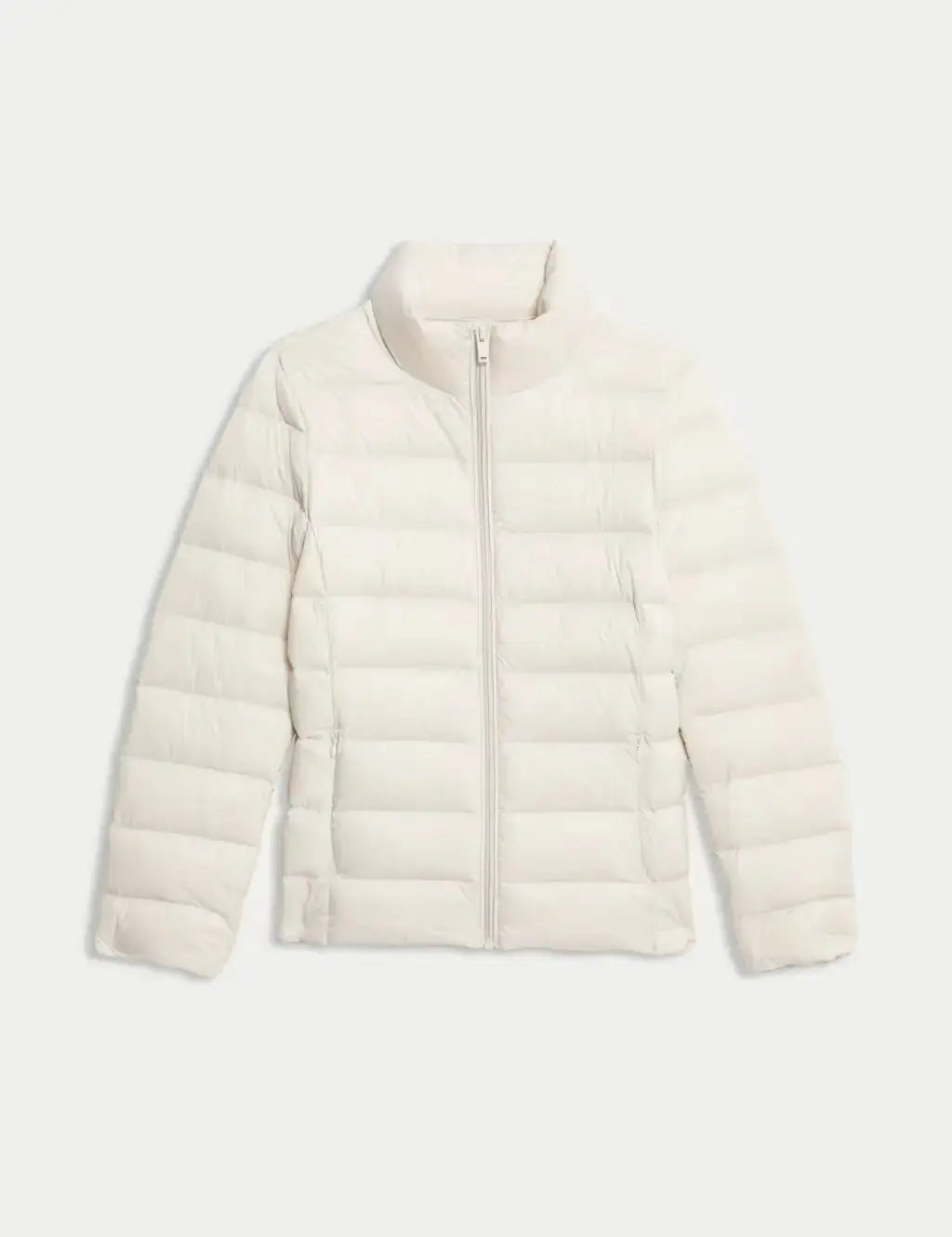 Feather & Down Quilted Packaway Puffer Jacket