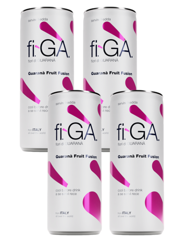 Figa (fi-GÀ / fi-ga) Fiori di Guarana Original Soft Drink 4x250ml