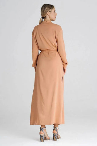 Figl Maxi Shirt Daydress with Collar
