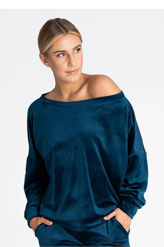 Figl boat neckline oversized blouse