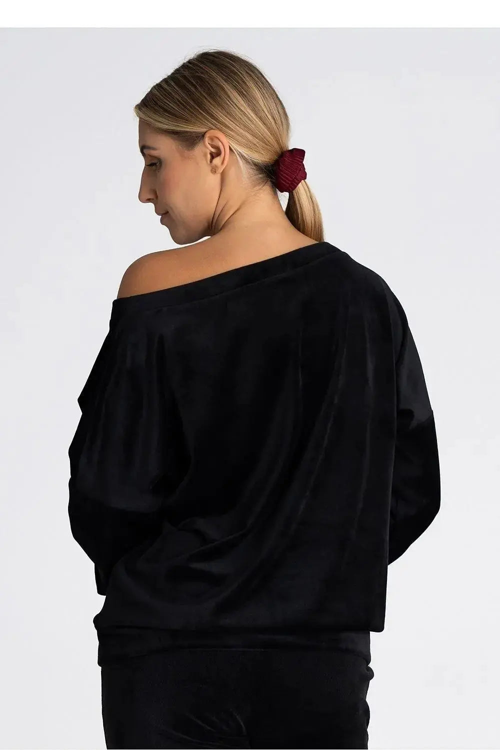 Figl boat neckline oversized blouse