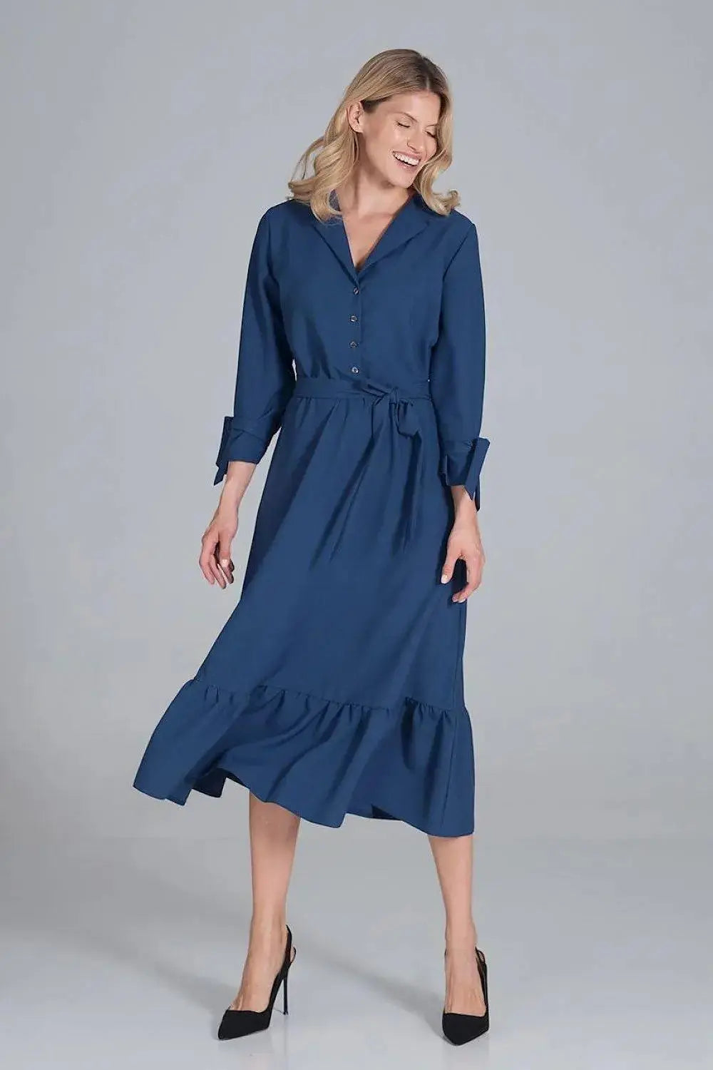 Figl elastic band maxi dress