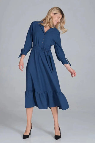 Figl elastic band maxi dress
