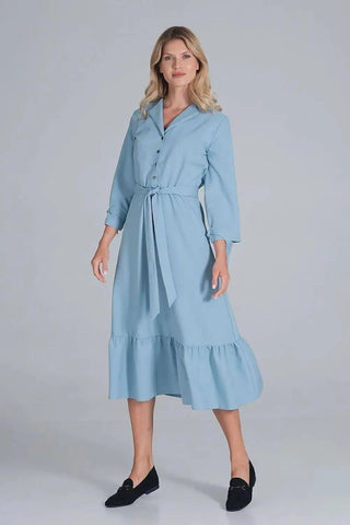 Figl elastic band maxi dress