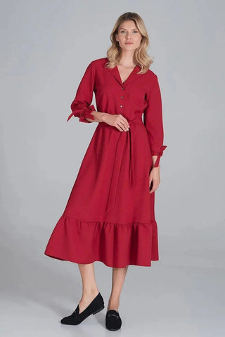 Figl elastic band maxi dress