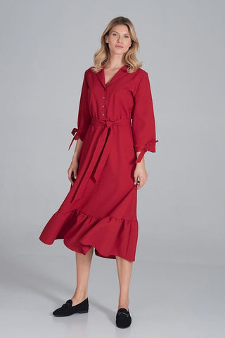 Figl elastic band maxi dress