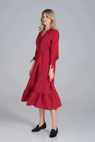Figl elastic band maxi dress