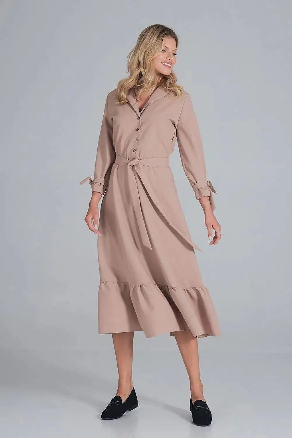 Figl elastic band maxi dress