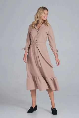 Figl elastic band maxi dress