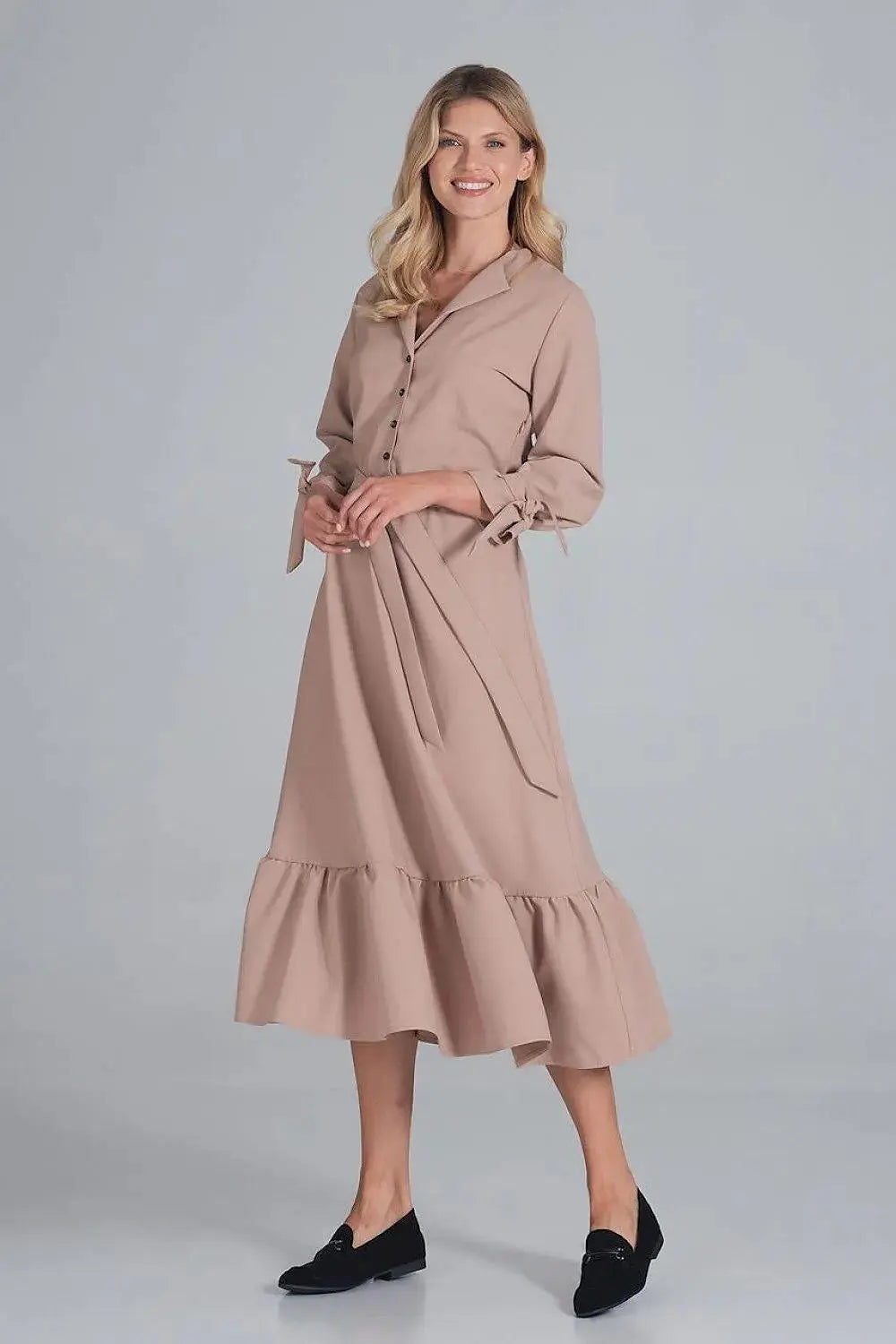 Figl elastic band maxi dress