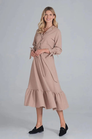 Figl elastic band maxi dress