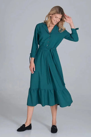 Figl elastic band maxi dress