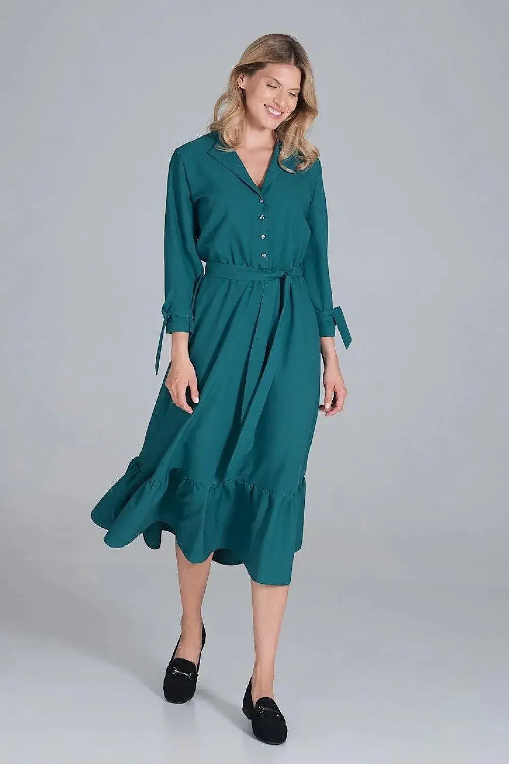 Figl elastic band maxi dress