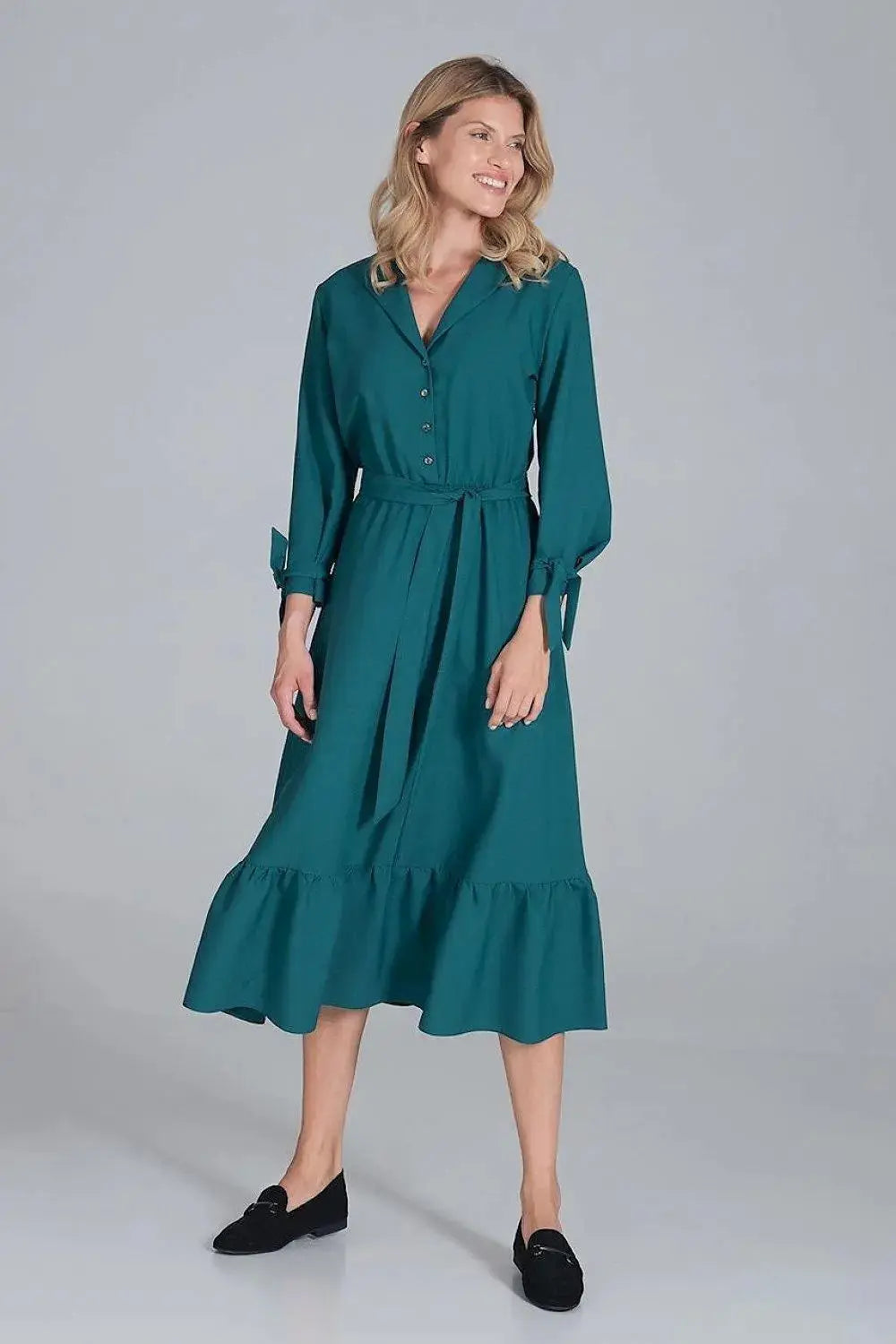 Figl elastic band maxi dress