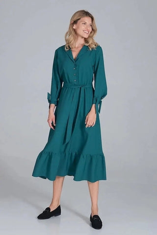 Figl elastic band maxi dress