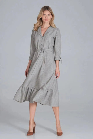 Figl elastic band maxi dress