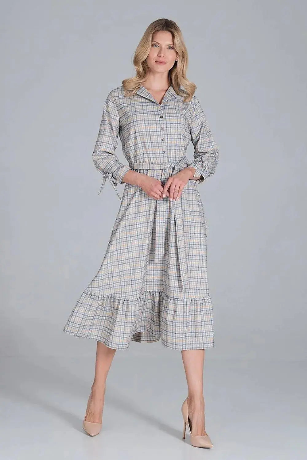 Figl elastic band maxi dress