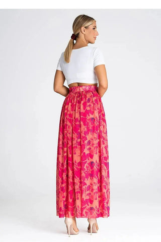 Figl elegant long mesh skirt