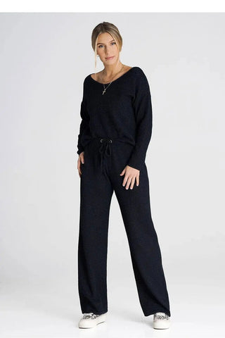 Figl long sleeves blouse and loose pants