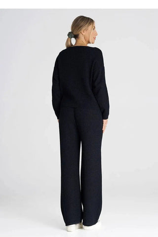 Figl long sleeves blouse and loose pants