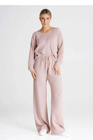 Figl long sleeves blouse and loose pants
