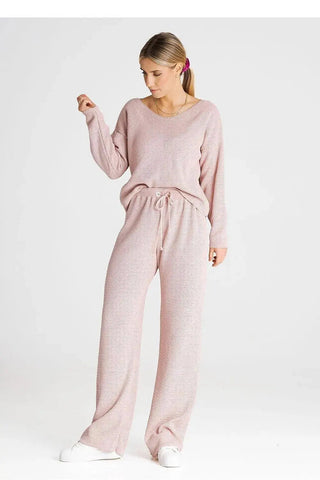 Figl long sleeves blouse and loose pants