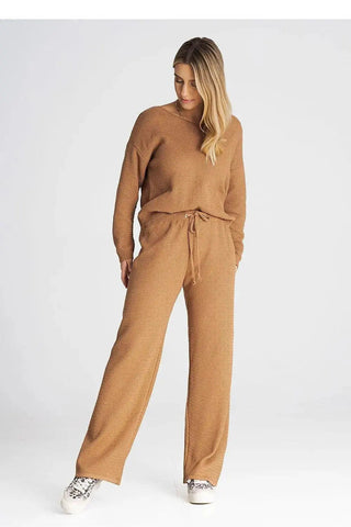 Figl long sleeves blouse and loose pants