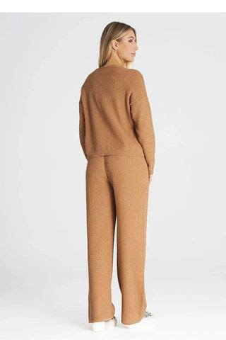 Figl long sleeves blouse and loose pants